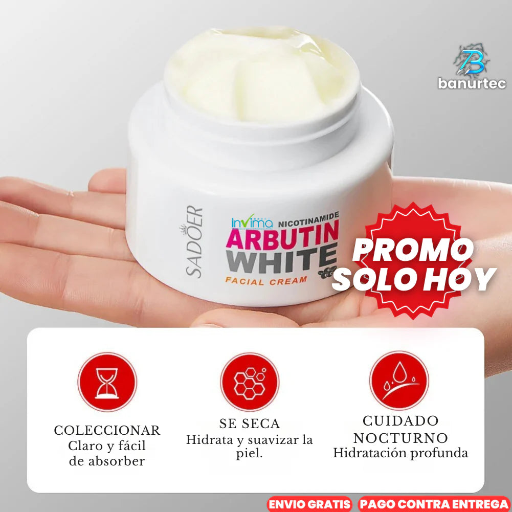 Oferta Especial: ArbutinWhite™ Crema Blanqueadora De Nicotinamida y Arbutina