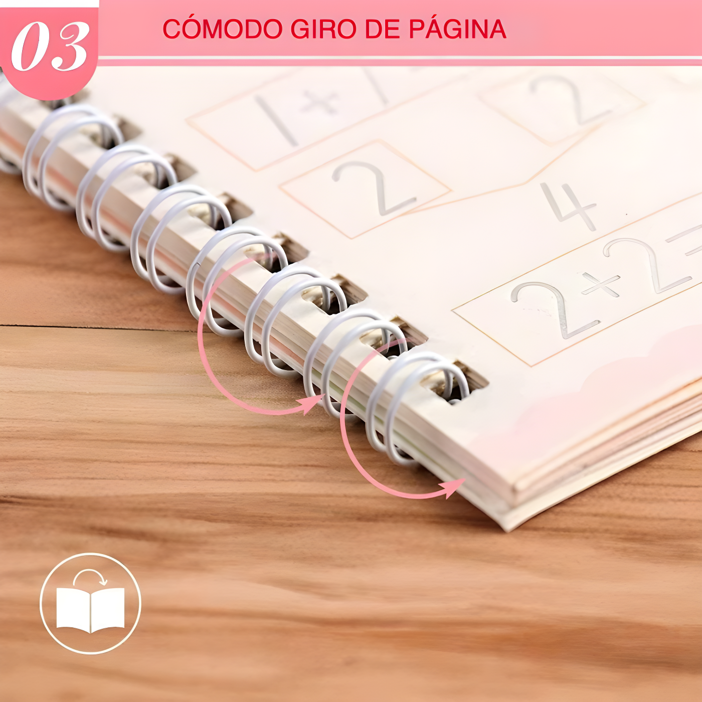 Niño curioso: Cuaderno Montessori de líneas, números y patrones (a partir de 3 años.)