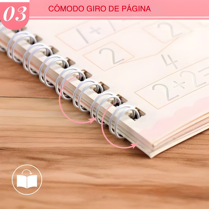Niño curioso: Cuaderno Montessori de líneas, números y patrones (a partir de 3 años.)